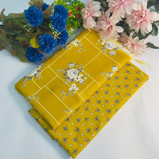 Printed Polo Cotton 2-Piece Set Main Image