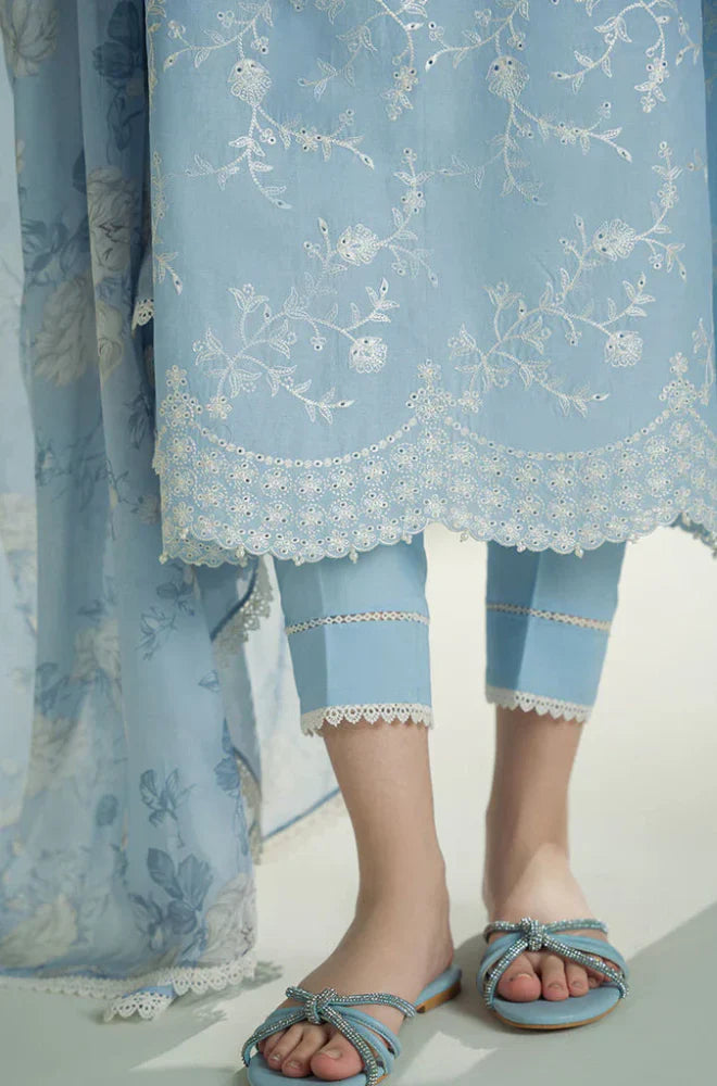 Hoore - 3PC Lawn Embroidered Suit - RL0110