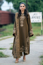 HOORE- Winter Jazmin 3PC Dhanak Embroidered Suit-ZN1116