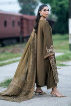 HOORE- Winter Jazmin 3PC Dhanak Embroidered Suit-ZN1116