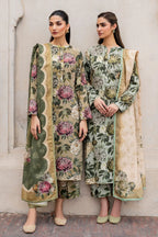 Baroque Swiss Khaddar Digital Print 3-Piece Stitched Dress – Vol. 255