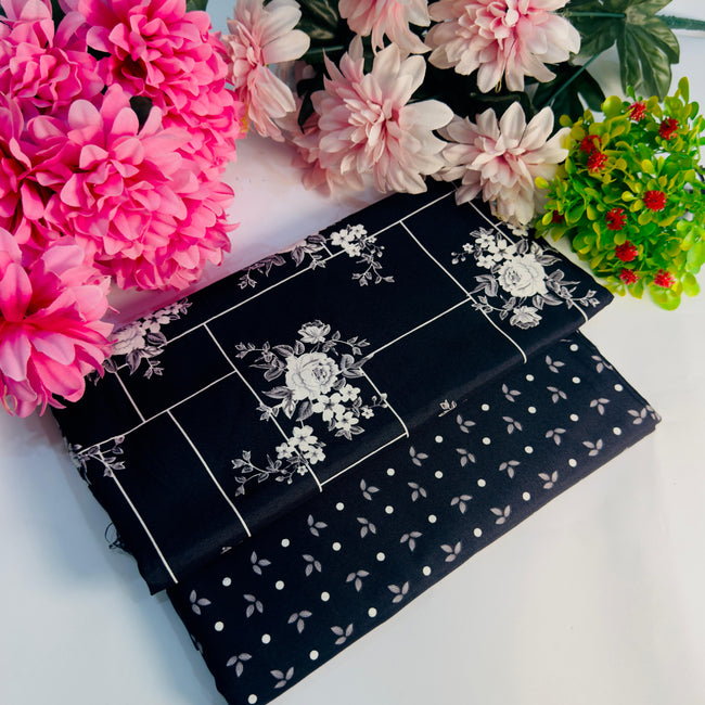 Printed Polo Cotton 2-Piece Set Main Image