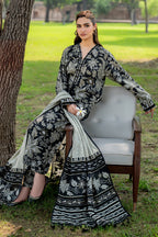 Baroque Swiss Khaddar Digital Print 3-Piece Stitched Dress – Vol. 255  Description:
