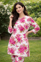 Printed Polo Cotton 2-Piece Set