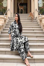 Printed Polo Cotton 2-Piece Set