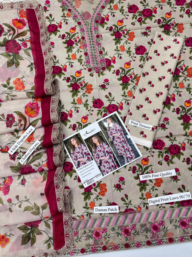 Eid Collection Printed 3pc Main Image