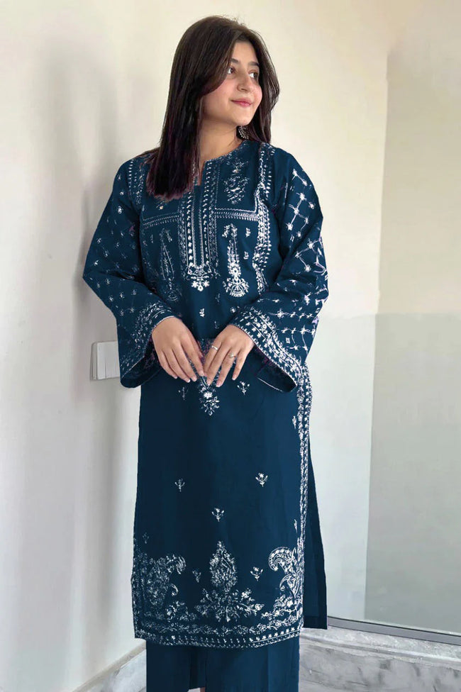 Dhanak 2PC Embroidered-185 Hover Image