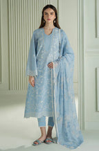 Hoore - 3PC Lawn Embroidered Suit - RL0110