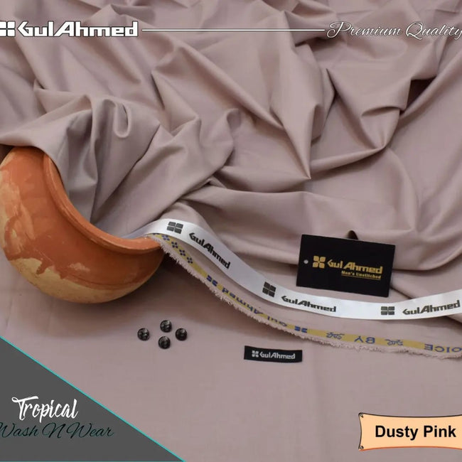 Gull Ahmad Wash N Wear Dusty Pink Hover Image