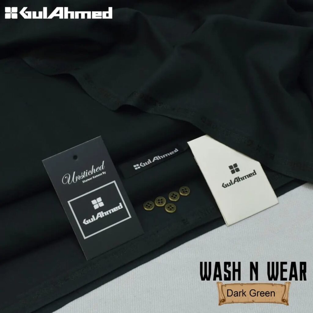Gull Ahmad Wash N Wear Black