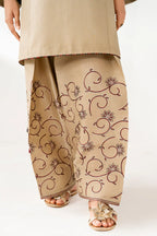 HOORE - Winter 3PC Dhanak Embroidered Suit - VL1236