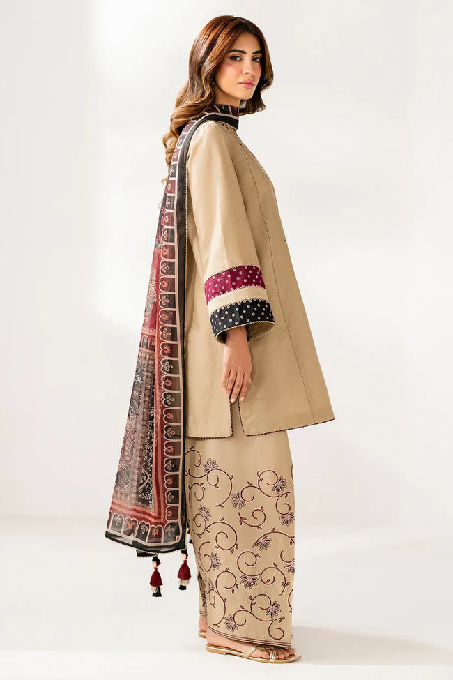HOORE - Winter 3PC Dhanak Embroidered Suit - VL1236 Main Image
