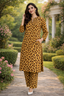 Printed Polo Cotton 2-Piece Set