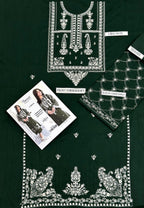 Hoore- Dhanak Embroidered Winter 2 Piece Dress - J0975