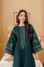 HOORE - 2PC DHANAK EMBROIDERED UNSTICH